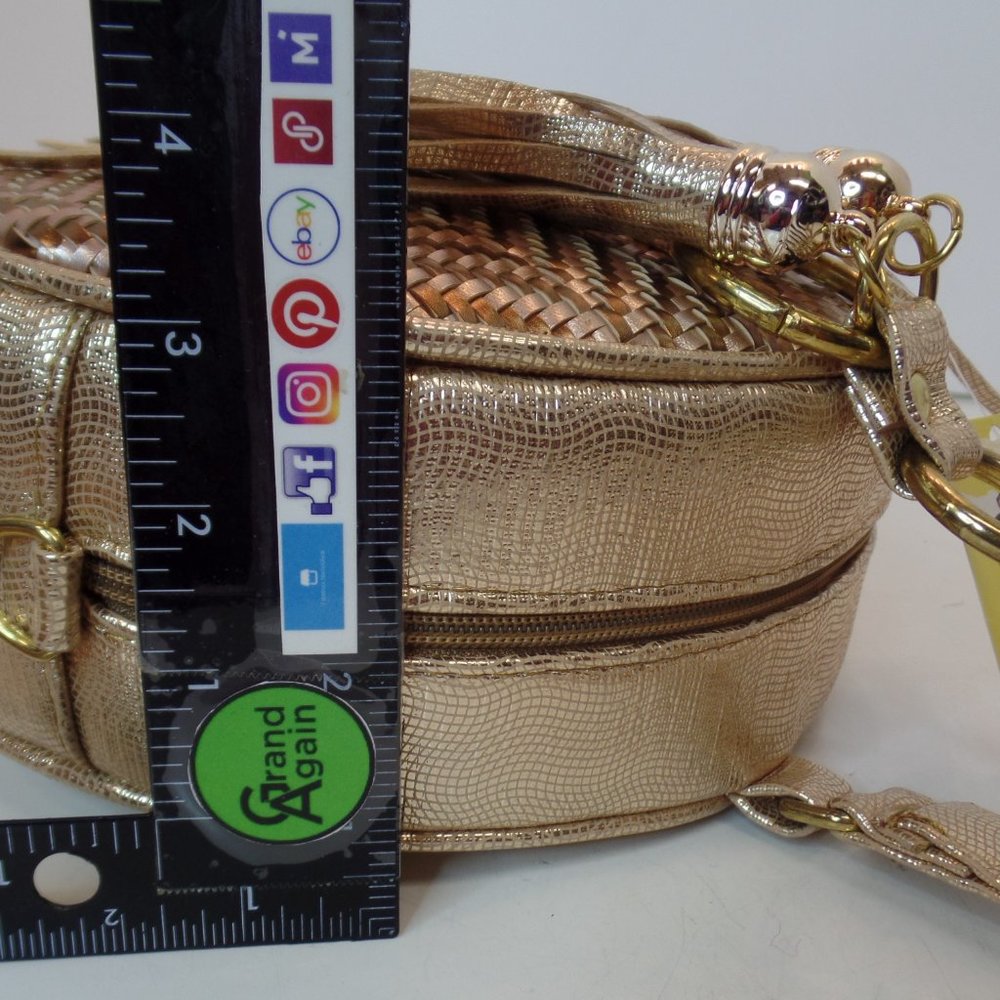 Producto Mexicano Round Multi Color Zippered Purse W Tassels Carrying Strap NWT - Picture 11 of 14